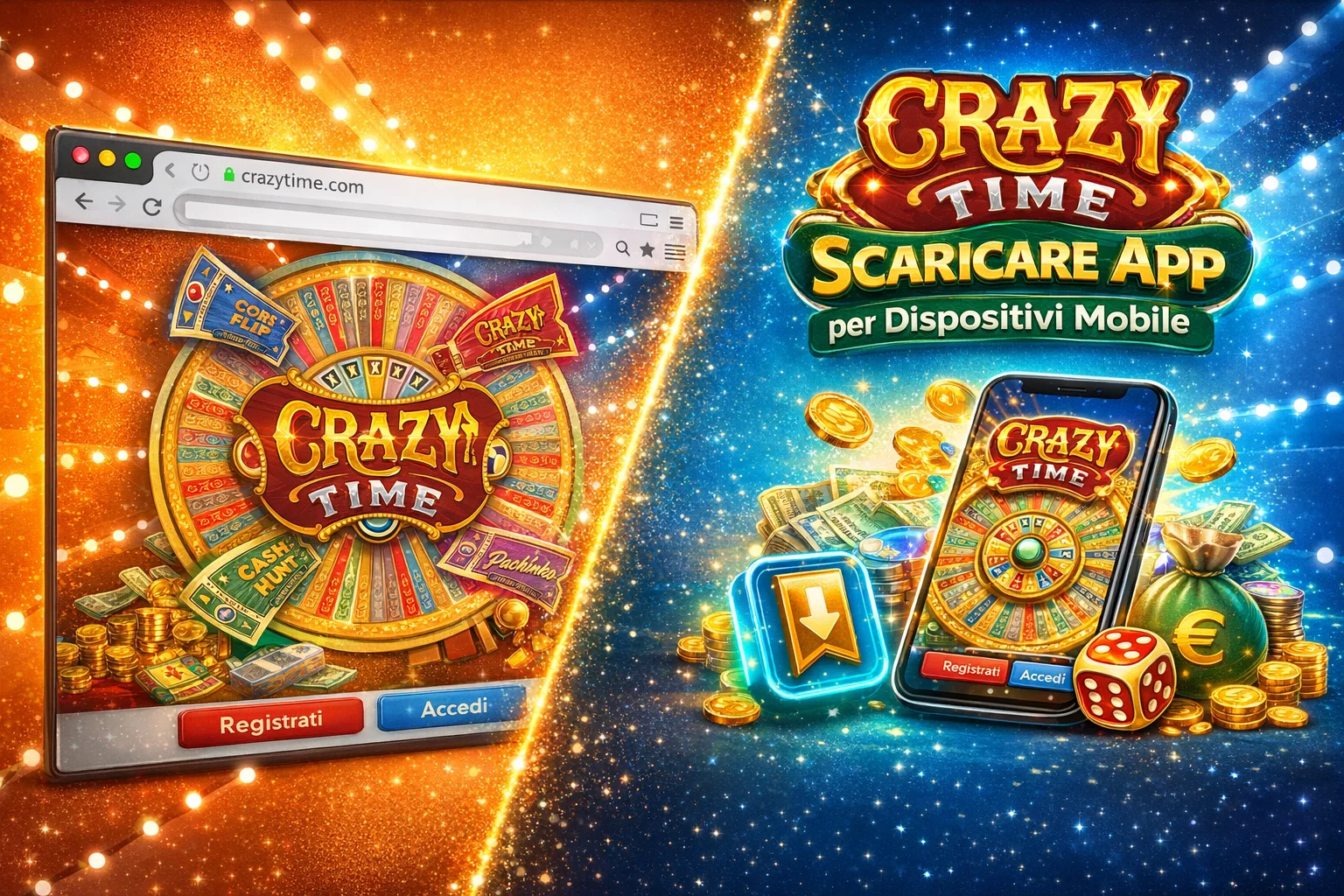 Crazy Time App Mobile - Download per iOS e Android