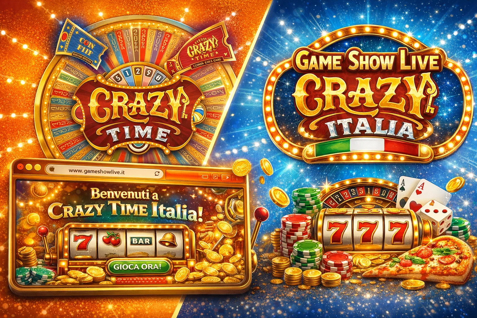 Crazy Time Italia - Game Show Live con Ruota e Bonus