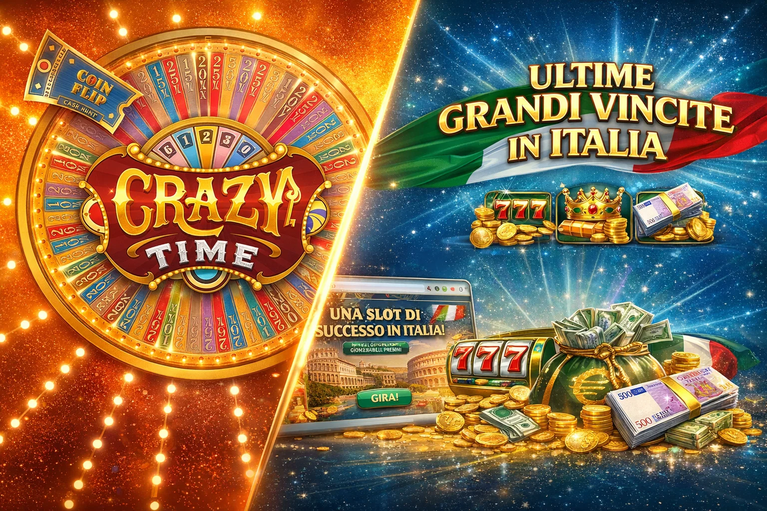 Ultime Grandi Vincite in Italia