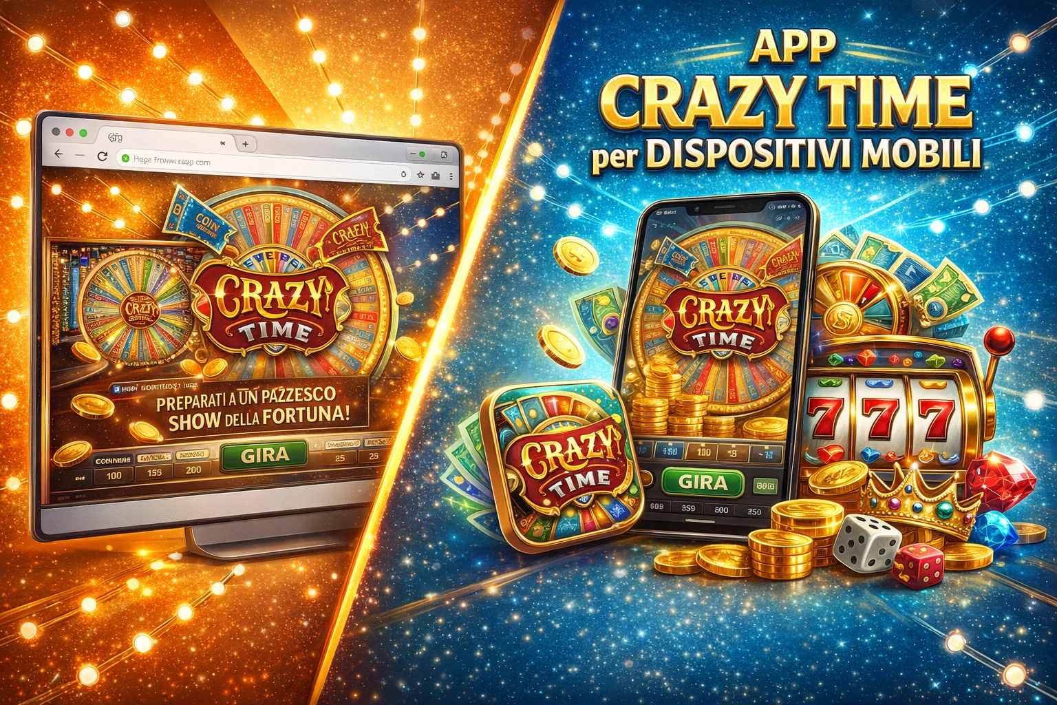 App Crazy Time per Dispositivi Mobili